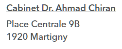 Cabinet Dr Ahmad